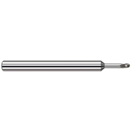 Harvey Tool End Mill for Aluminum Alloys - Ball, 0.0200" 947020